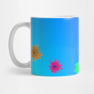 border abstract flower Mug